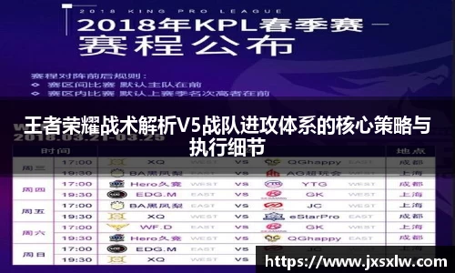 王者荣耀战术解析V5战队进攻体系的核心策略与执行细节